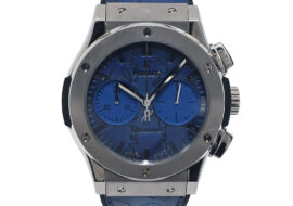 ウブロ HUBLOT クラシックフュージョン クロノグラフ ベルルッティ スクリットオーシャン 521.NX.050B.VR.BER18 世界限定250本 自動巻き