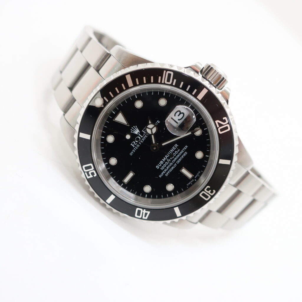 ロレックス サブマリーナ ブラック文字盤 16610 SS