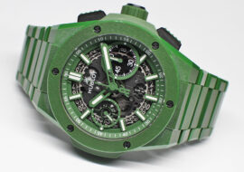 ウブロ ビッグバン インテグレーテッド グリーンセラミック 451.GX.5220.GX