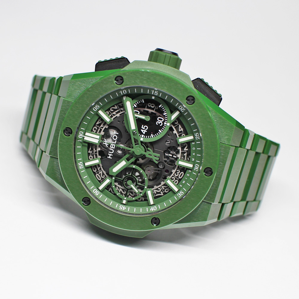 ウブロ ビッグバン インテグレーテッド グリーンセラミック 451.GX.5220.GX