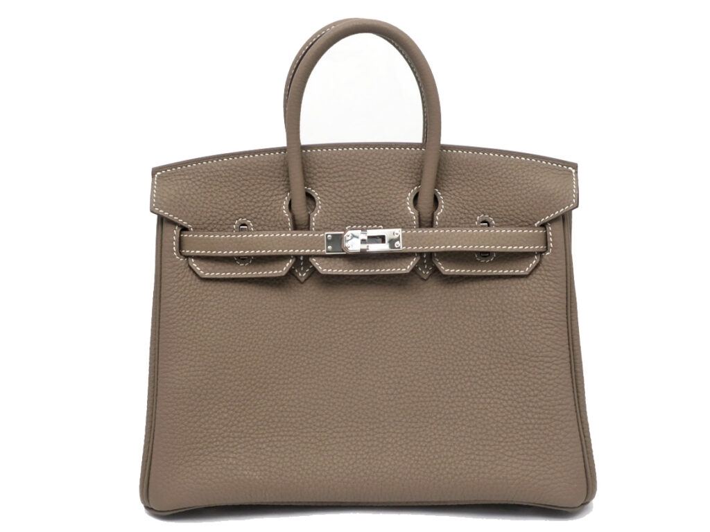 エルメス バーキン25 トリヨンクレマンス エトゥープ シルバー金具