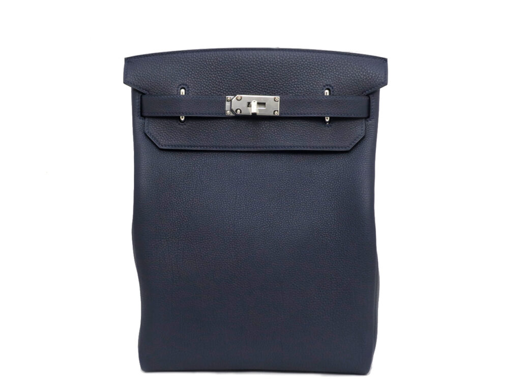 エルメス アッカドGM トゴ ブルーニュイ シルバー金具 U刻印  2022年新作