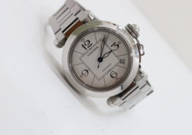 カルティエ パシャC SS ホワイト文字盤