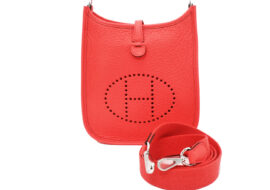 エルメス エブリンTPM 16 アマゾン ローズテキサス トリヨンクレマンス シルバー金具 U刻印