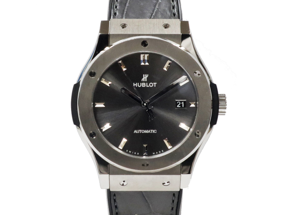 ウブロ クラシックフュージョン チタニウム 542.NX.7071.RX グレー文字盤