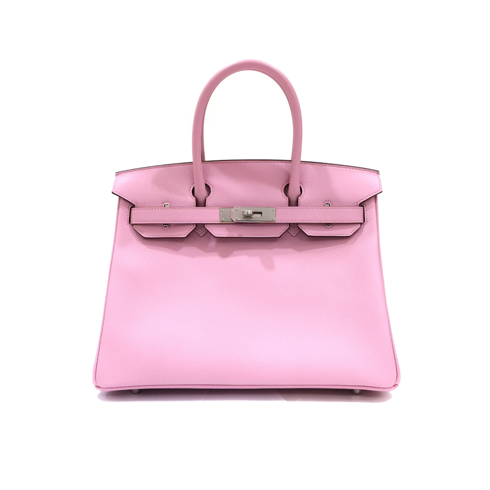 エルメス HERMES バーキン30 モーヴシルベストル ヴォーエプソン U刻印 ハンドバッグ