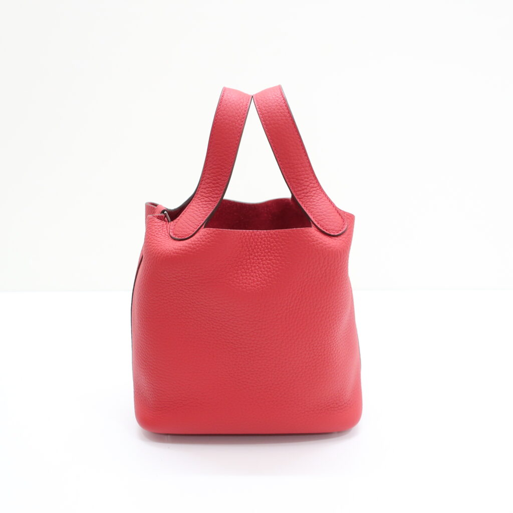 エルメス ピコタンロックPM レッド トリヨン シルバー金具