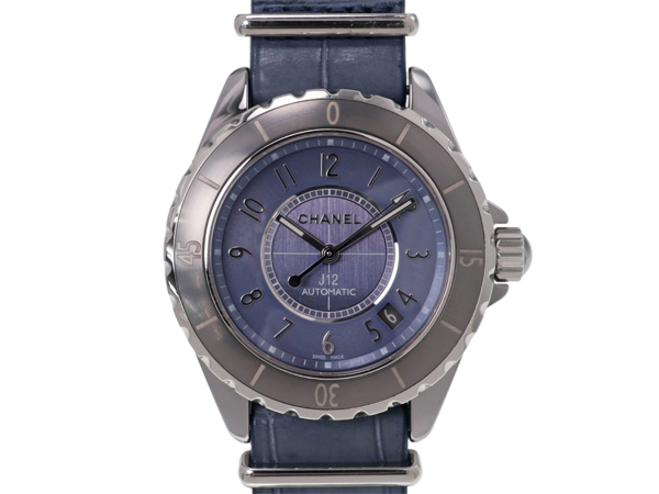 シャネル J12 G.10 38mm H4338 チタン セラミック 替えベルト付き