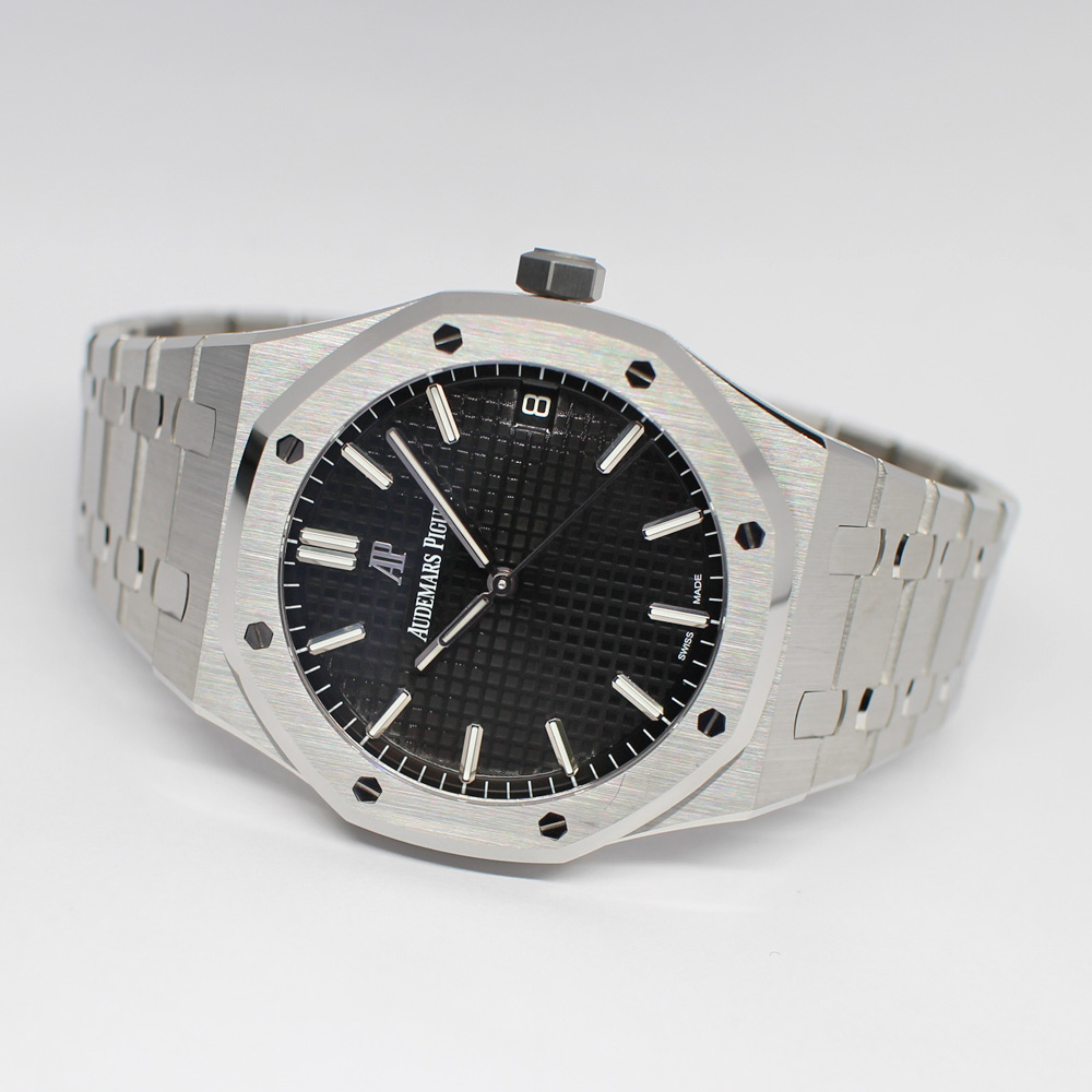 オーデマピゲ ロイヤルオーク 15500ST.OO.1220ST.03 ブラック SS 新品同様