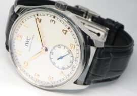 アイダブルシー ポルトギーゼ・オートマティック IW358303 SS/革 シルバー