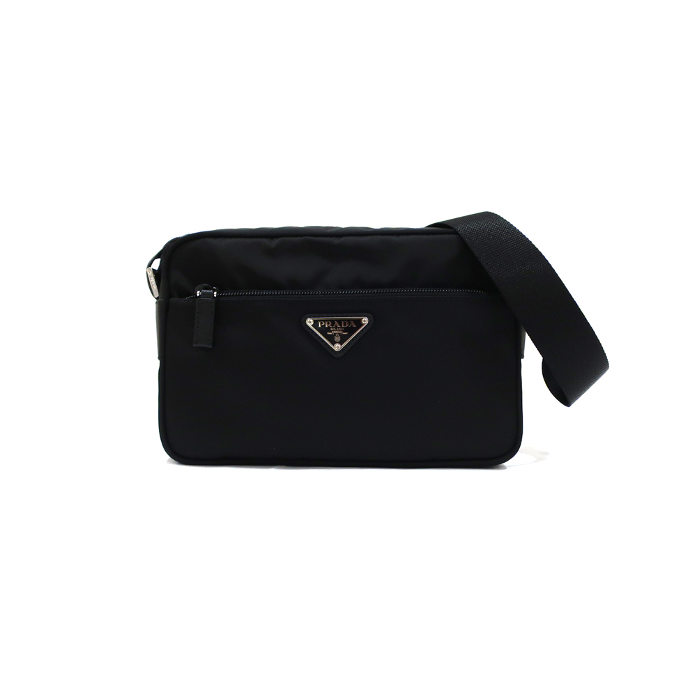 プラダ PRADA ナイロン ショルダーバッグ ブラック 1BC167