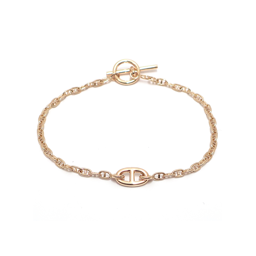 エルメス HERMES ブレスレット ニューファランドール 750PG ジュエリー