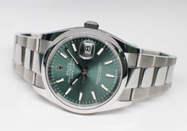 ロレックス デイトジャスト 36 126200 ランダム ミントグリーン 保証書付き 2022年