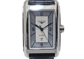 ロンジン LONGINES ドルチェヴィータ L5.757.4.73.0 SS レザー シルバー 自動巻き