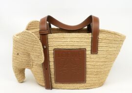 LOEWE ロエベ エレファント バスケットバッグ スモール A546T37X01