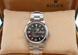 ロレックス エクスプローラーⅠ 14270 ブラック文字盤 SS オールトリチウム