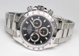 ロレックス デイトナ 116520 F番 ブラック SS 自動巻き 国際サービス保証書付き