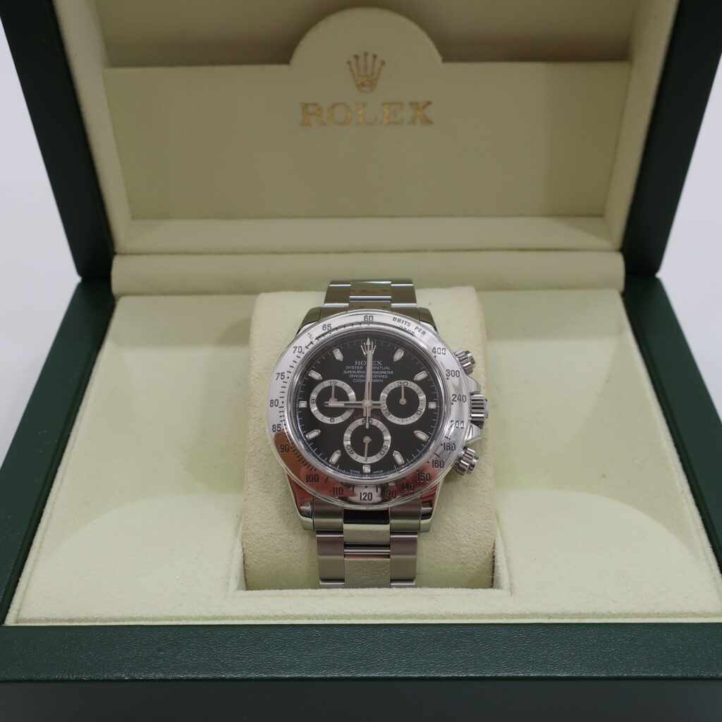 ロレックス デイトナ 116520 ブラック文字盤 SS  