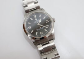 ロレックス エクスプローラーⅠ 114270 SS ブラック文字盤