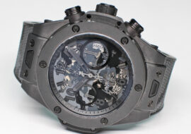 ウブロ ビッグバン オールブラック カモ ヨウジヤマモト 411.CI.0110.RX.YOY20 CE ラバー 自動巻き 保証書付き 2020年