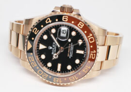 ロレックス GMTマスターII 126715CHNR ランダム ブラック RG 保証書付き 2020年