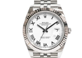 ロレックス デイトジャスト41 126334 ホワイトローマ文字盤 ジュビリーブレス SS K18WG 自動巻き メンズ