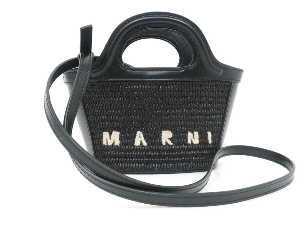 マルニ トロピカリアバッグ ミクロ  ショルダーバッグ BMMP0067Q0 ブラック