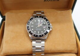 ロレックス GMTマスターⅡ 16700 SS ブラックベゼル ブラック文字盤