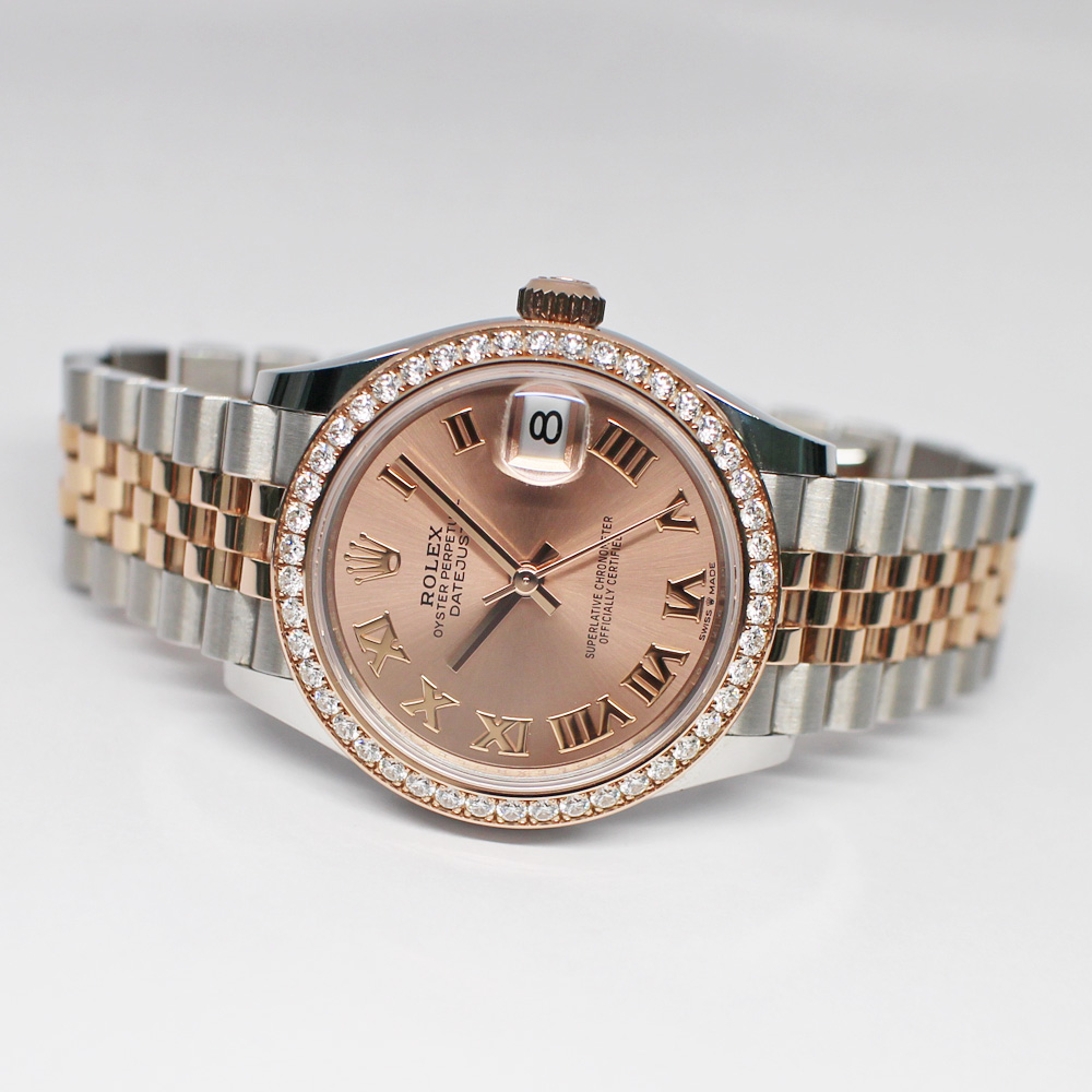 ロレックス デイトジャスト 31 278381RBR ランダム ロゼ ベゼルダイヤ 2021年