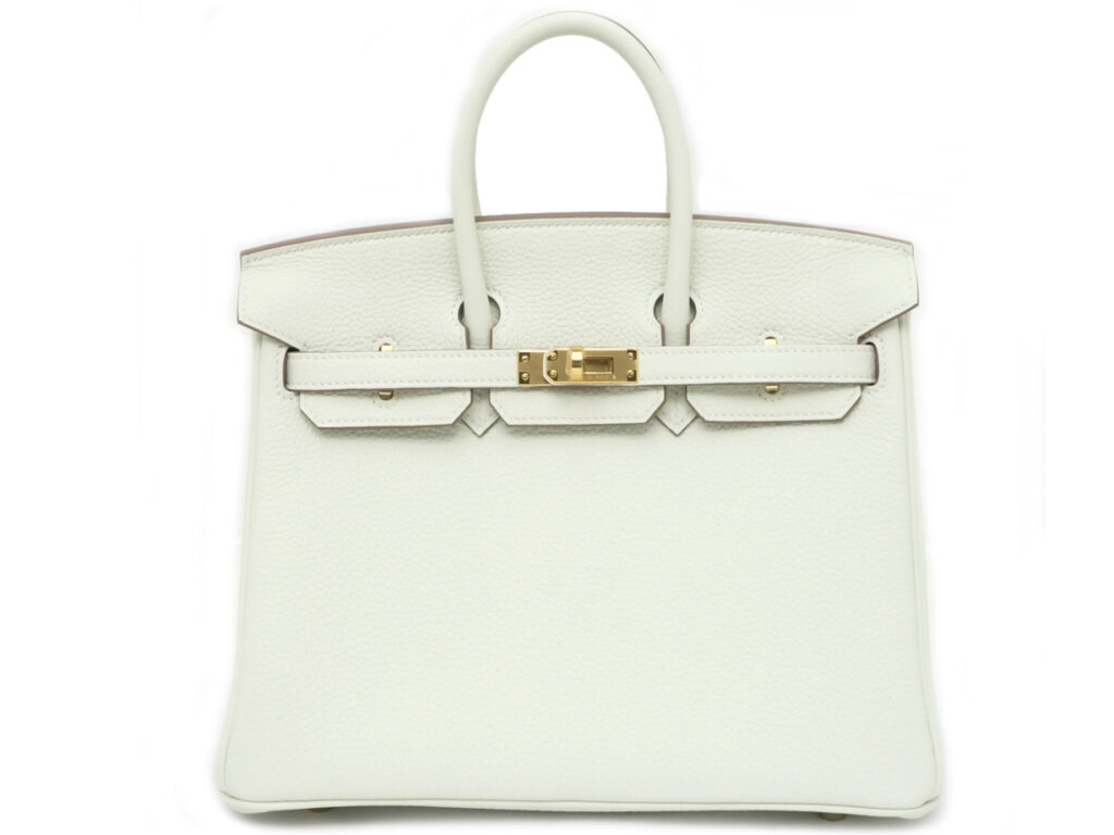 エルメス バーキン25 B刻印 マッシュルーム トゴ ゴールド金具 ハンドバッグ