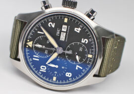 IWC パイロットウォッチ クロノグラフ スピットファイア IW387901 SS 革