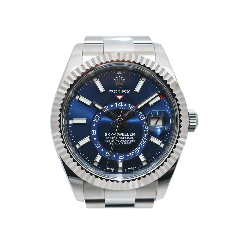 ロレックス ROLEX スカイドゥエラー 326934 ぶるー オイスター SS WG 自動巻き
