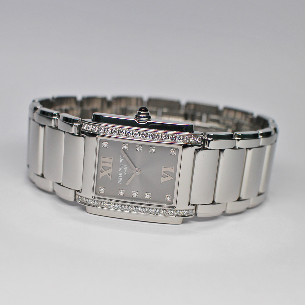 パテックフィリップ トゥエンティ4 4910/10A-010 グレー ダイヤ SS