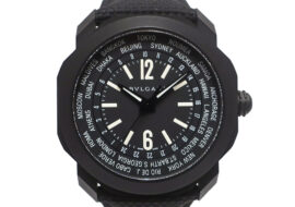 ブルガリ BVLGARI オクト ローマ ワールドタイマー 103486 SS ラバー 自動巻き