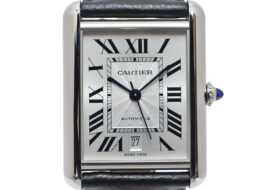 カルティエ CARTIER タンク マストXL WSTA0040 SS レザー 自動巻き