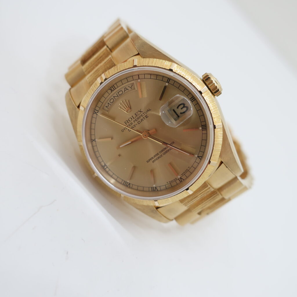 ロレックス デイデイト K18 無垢 18248 バーク