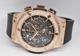 ウブロ クラシックフージョン アエロフュージョン キングゴールド パヴェ 525.OX.0180.LR.1704