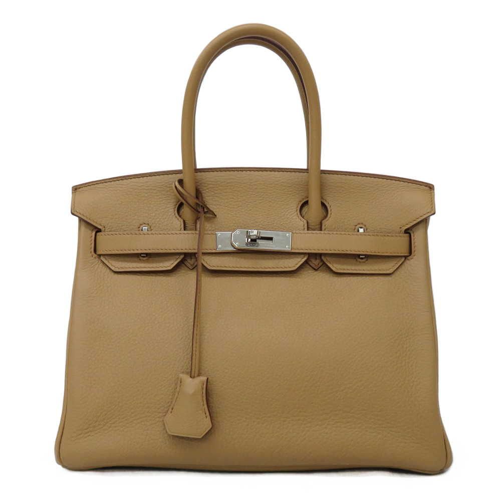 エルメス バーキン30 タバックキャメル トリヨンクレマンス □N刻印 シルバー金具