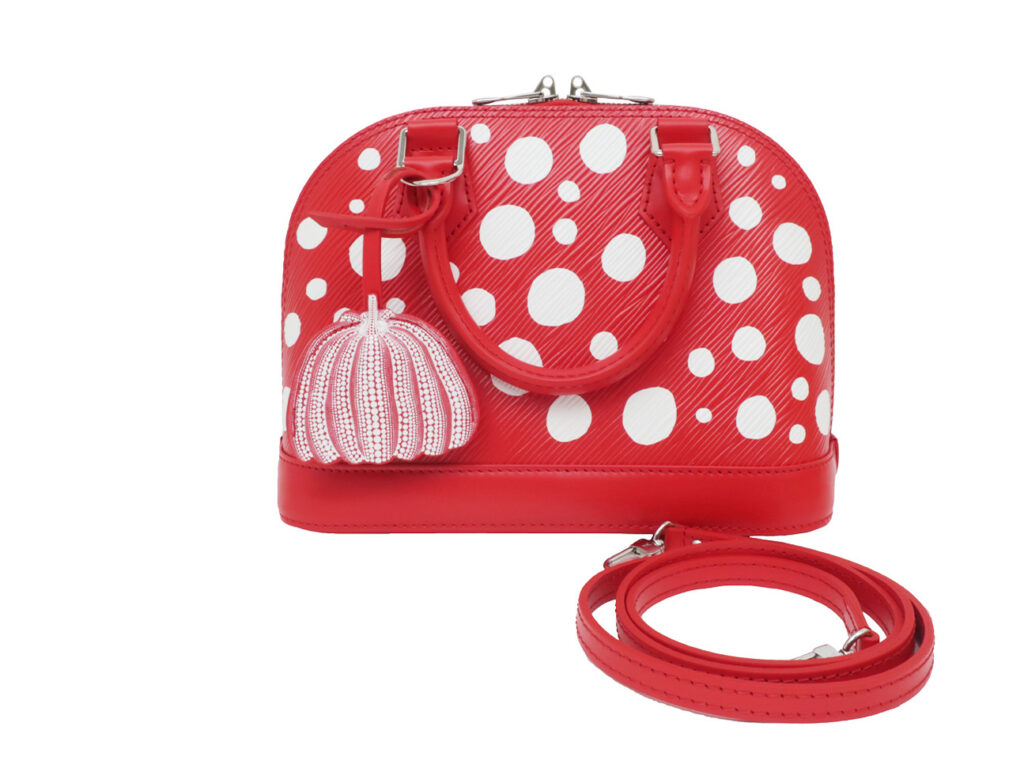 ルイヴィトン アルマBB 草間彌生 LVxYK ハンドバッグ ショルダー ルージュブラン M21698