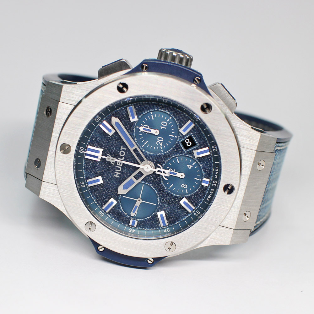 ウブロ ビッグバン ジーンズ スチール 301.SX.2770.NR.JPN15 ブルー SS ラバー