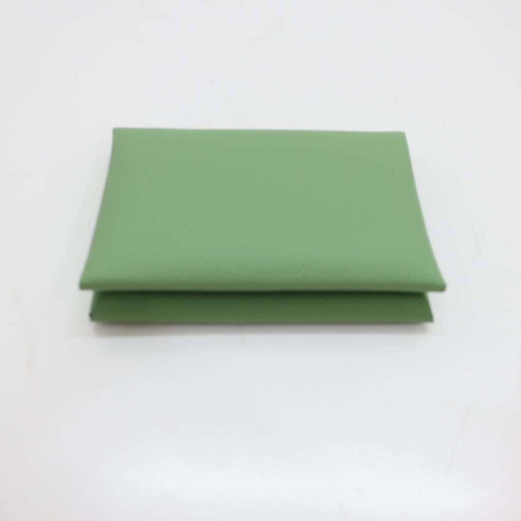 エルメス カルヴィデュオ ライトグリーン エプソン シルバー金具