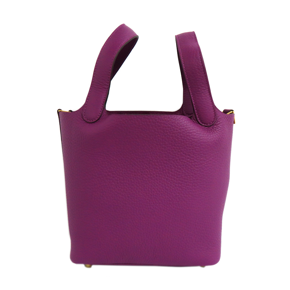 エルメス ピコタンロックPM 18 アネモネ GD金具 トリヨンクレマンス U刻印