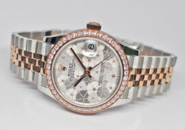 ロレックス デイトジャスト 31 278381RBR シルバー フローラルモチーフ 2023年 新品