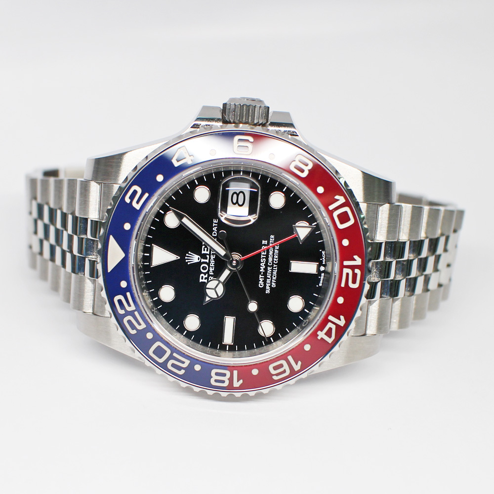 ロレックス GMTマスターII 126710BLRO ブラック SS 赤青 ジュビリー 保証書付き 2021年