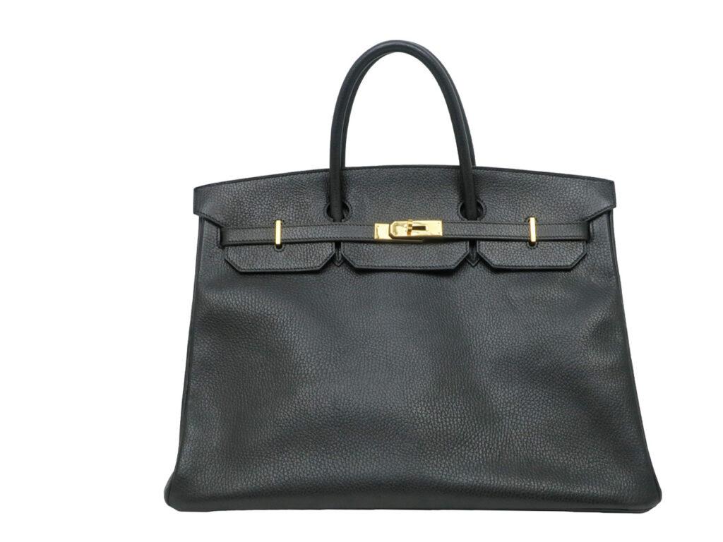 エルメス バーキン40 アルデンヌ ブラック ゴールド金具 〇Z刻印