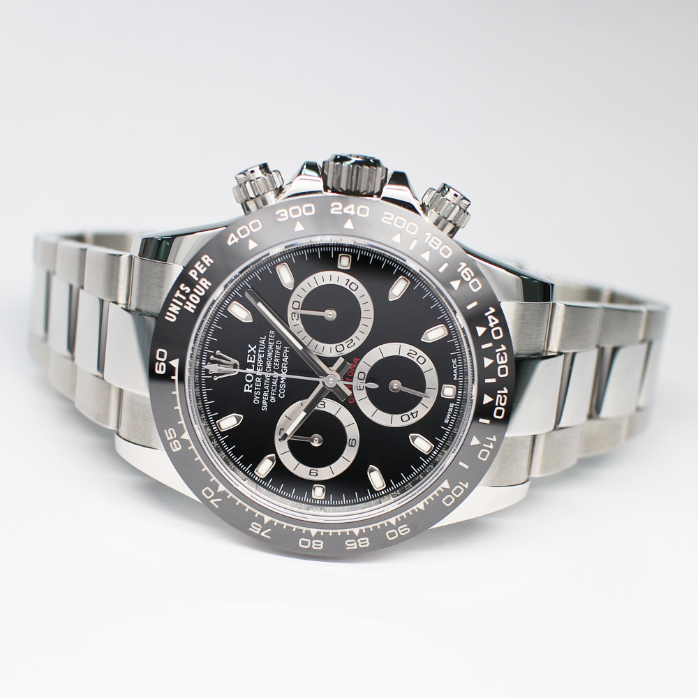 ロレックス デイトナ 116500LN ブラック SS メンズ 保証書付き 2020年