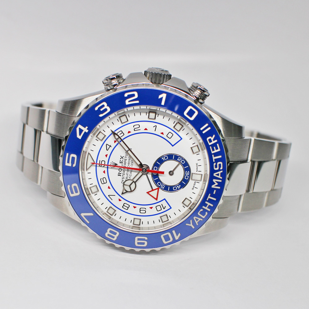 ロレックス ヨットマスターII 116680 ランダム ホワイト SS 保証書付き 2022年