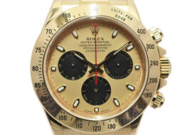 ロレックス ROLEX コスモグラフ デイトナ 116528 シャンパン ブラック 750YG 自動巻き