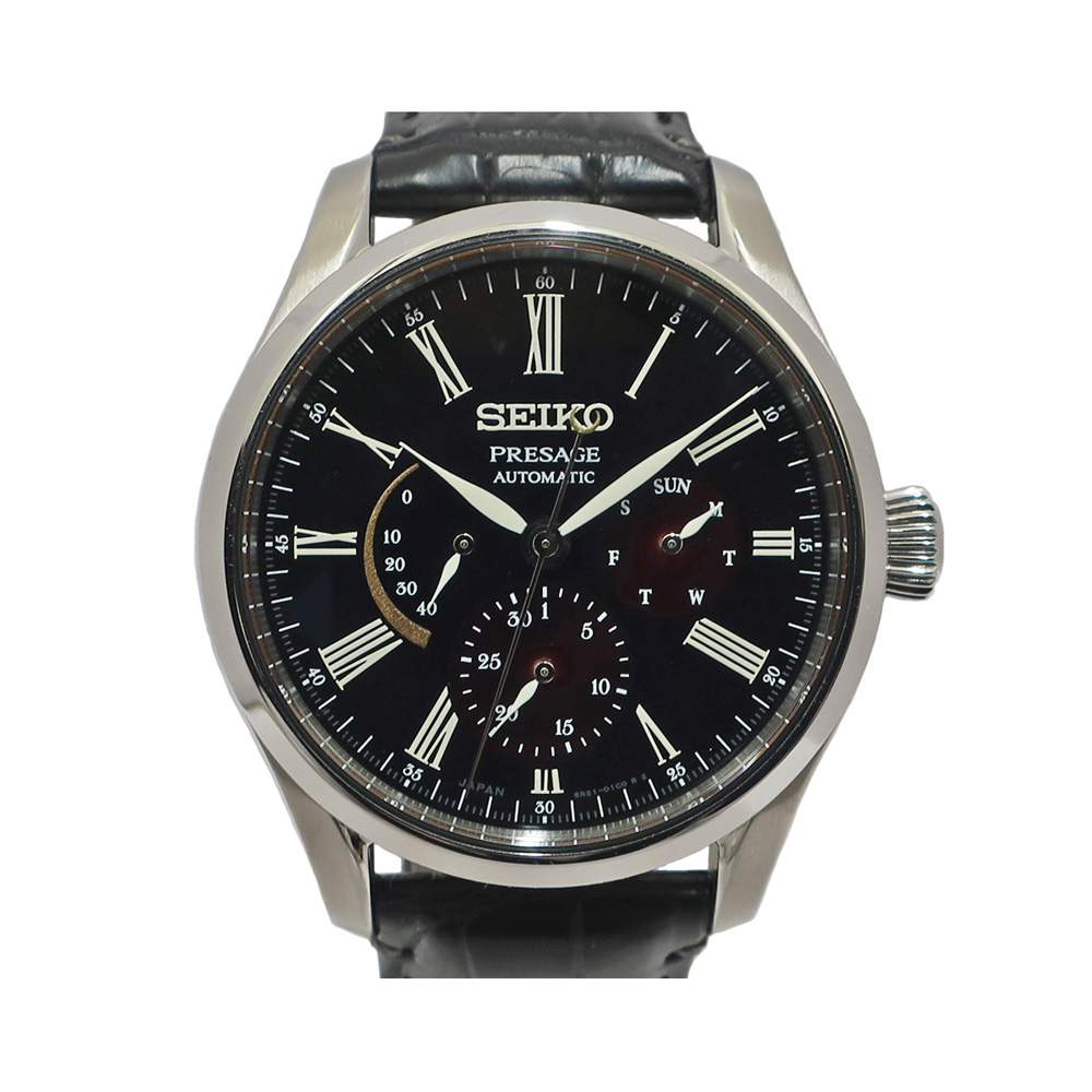 セイコー SEIKO プレサージュ SARW045 漆白檀塗ダイヤル 世界限定2000本 メカニカル 自動巻き SS