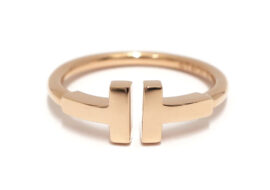 ティファニー TIFFANY 750PG Tワイヤー リング